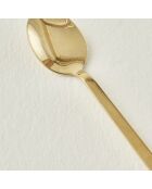 Lot de 6 cuillères à café Milano en or