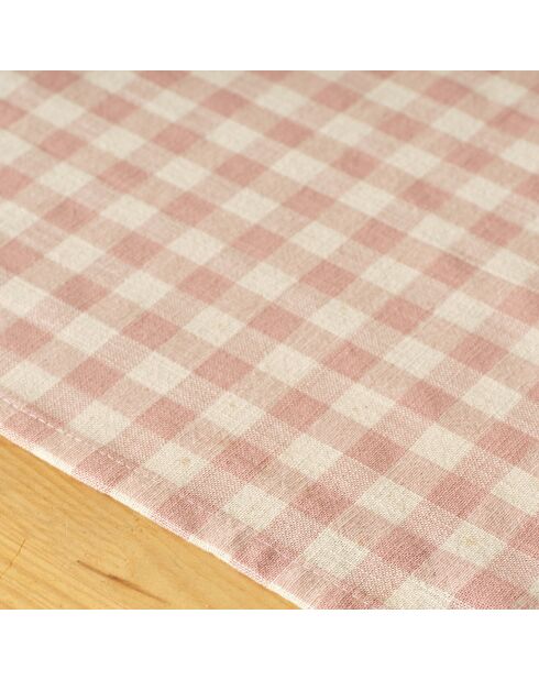 Mantel Pavia borgoña - 150x150 cm
