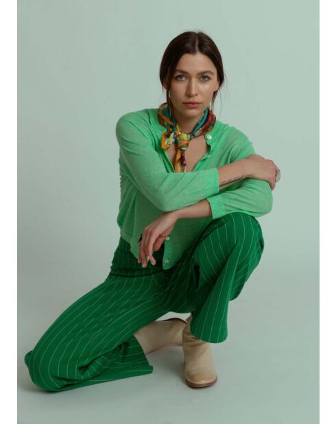 Neeta Spring Vest van linnenmix