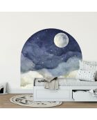 Adhesivo decorativo de pared multicolor 100 x 70 cm