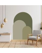 Veelkleurige decoratieve muursticker 70 x 100 cm