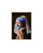 Tableau encadré décoratif multicolore - 33 x 48 cm