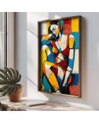 Gerahmte MDF-Dekorplatte 35 x 47 x 2 cm