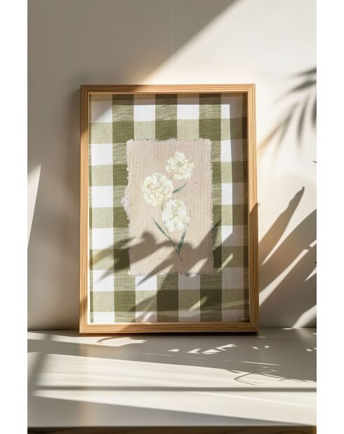Quadro decorativo con cornice 33 x 48 cm
