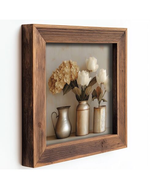 Quadro decorativo in MDF con cornice (3 pezzi) 16 x 16 x 2 cm