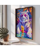 Pannello decorativo in MDF con cornice 35 x 47 x 2 cm