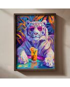 Pannello decorativo in MDF con cornice 35 x 47 x 2 cm