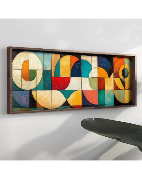 Pannello decorativo in MDF con cornice 40 x 120 x 3,5 cm