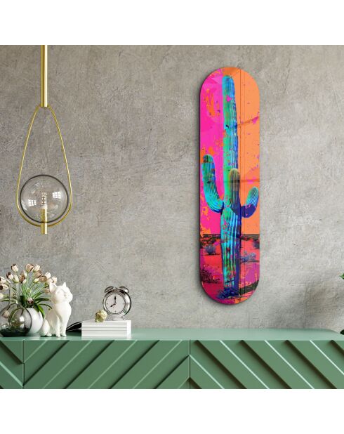 Pittura decorativa su vetro temperato 20 x 80 cm