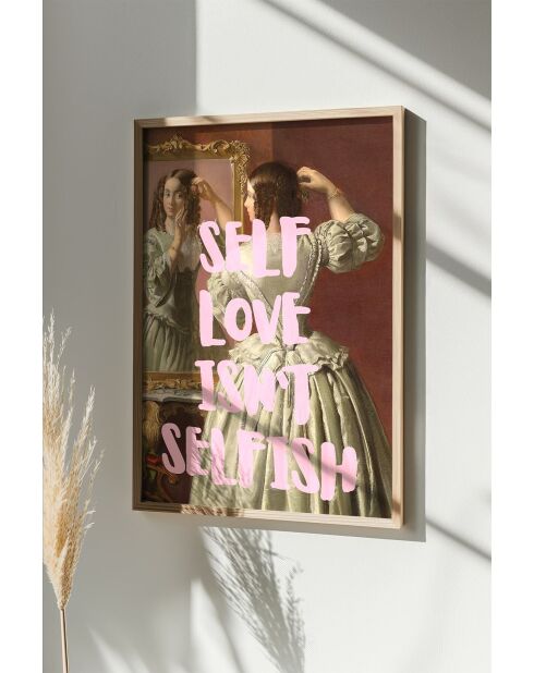 Quadro decorativo con cornice 33 x 48 cm