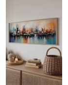 Quadro decorativo con cornice 33 x 70 cm