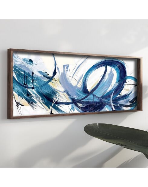 Pannello decorativo in MDF con cornice 40 x 120 x 3,5 cm