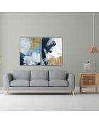 Pannello decorativo in MDF (2 pezzi) multicolore 40 x 60 cm