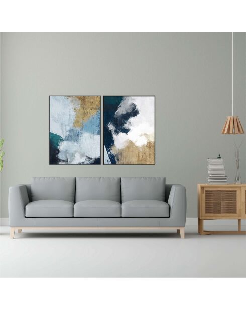 Pannello decorativo in MDF (2 pezzi) multicolore 40 x 60 cm