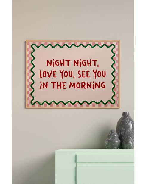 Dekoratives gerahmtes Bild 33 x 48 cm