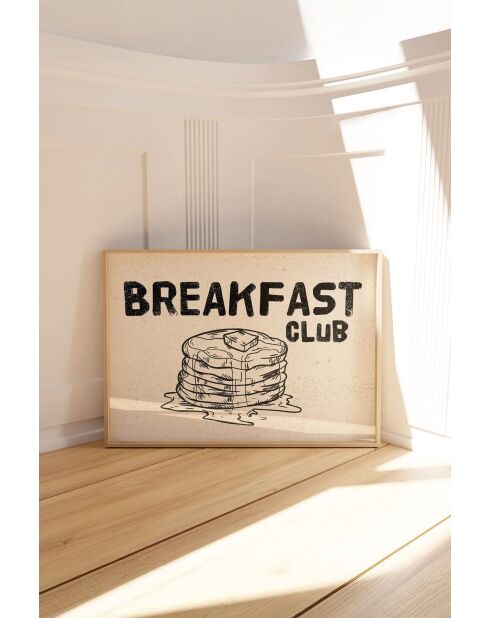 Tableau encadré décoratif multicolore - 33 x 48 cm