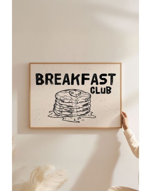 Tableau encadré décoratif multicolore - 33 x 48 cm