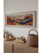 Dekoratives gerahmtes Bild 33 x 70 cm