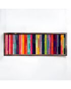 Pannello decorativo in MDF con cornice 40 x 120 x 3,5 cm