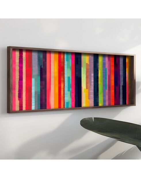 Pannello decorativo in MDF con cornice 40 x 120 x 3,5 cm