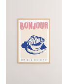 Tableau encadré décoratif multicolore - 33 x 48 cm