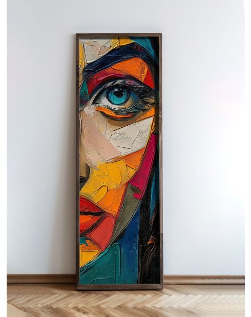 Pannello decorativo in MDF con cornice 40 x 120 x 3,5 cm