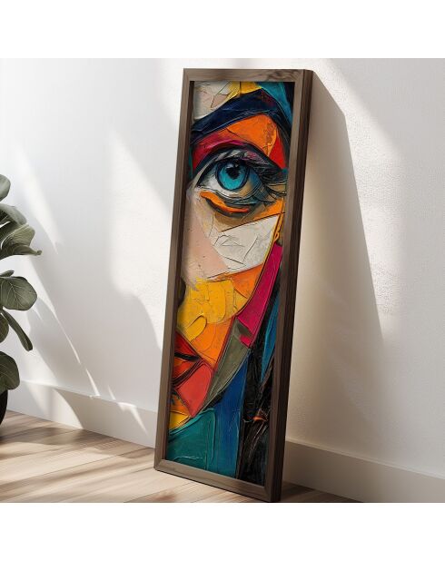 Pannello decorativo in MDF con cornice 40 x 120 x 3,5 cm