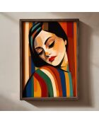 Pannello decorativo in MDF con cornice 35 x 47 x 2 cm