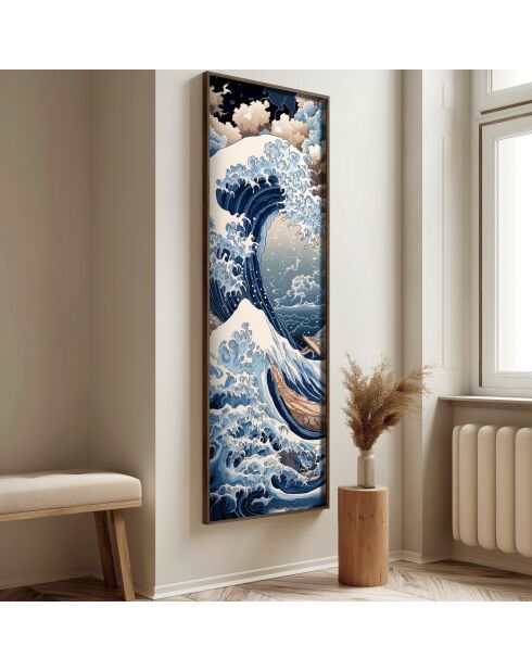 Pannello decorativo in MDF con cornice 40 x 120 x 3,5 cm