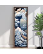 Pannello decorativo in MDF con cornice 40 x 120 x 3,5 cm