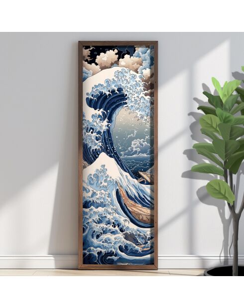 Pannello decorativo in MDF con cornice 40 x 120 x 3,5 cm