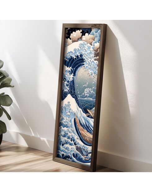 Pannello decorativo in MDF con cornice 40 x 120 x 3,5 cm