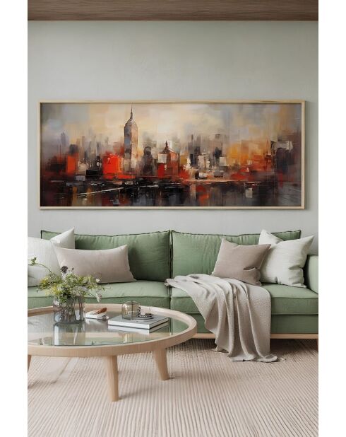 Quadro decorativo con cornice 33 x 70 cm