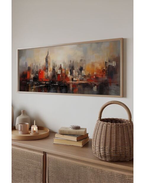 Quadro decorativo con cornice 33 x 70 cm