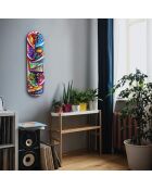 Cuadro decorativo sobre vidrio templado 20 x 80 cm