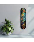 Pittura decorativa su vetro temperato 20 x 80 cm