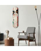 Pittura decorativa su vetro temperato 20 x 80 cm