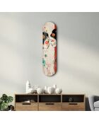 Pittura decorativa su vetro temperato 20 x 80 cm