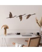 Accesorio decorativo de pared de metal antiguo - 18 x 27 cm