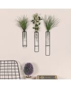 Accessorio decorativo da parete nero - 20 x 25 x 30 cm