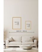 Pannello decorativo con cornice in MDF (3 pezzi) multicolore - 50 x 70 cm