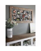 Cintre photo en bois brun - 100 x 60 cm