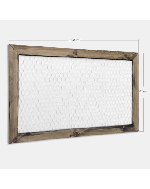 Cintre photo en bois brun - 100 x 60 cm