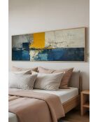 Pannello decorativo incorniciato in MDF multicolore - 50 x 120 cm