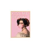 Tableau décoratif encadré en MDF multicolore - 50 x 70 cm