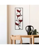 Accessorio decorativo in metallo multicolore - 32 x 5 x 90 cm