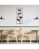 Accessorio decorativo in metallo multicolore - 32 x 5 x 90 cm