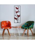 Accessorio decorativo in metallo multicolore - 32 x 5 x 90 cm