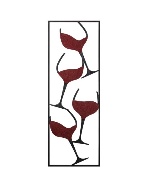 Accessoire décoratif en métal multicolore - 32 x 5 x 90 cm