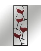 Accessorio decorativo in metallo multicolore - 32 x 5 x 90 cm